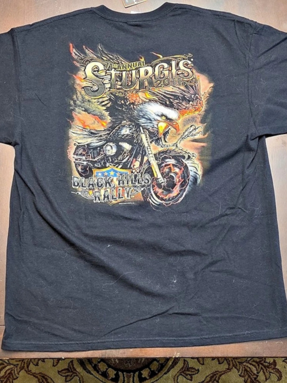 Sturgis 2021 Black Hills Rally Graphic T-Shirt XL NWT